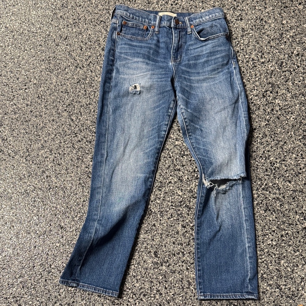 Madewell Straight Crop Jeans